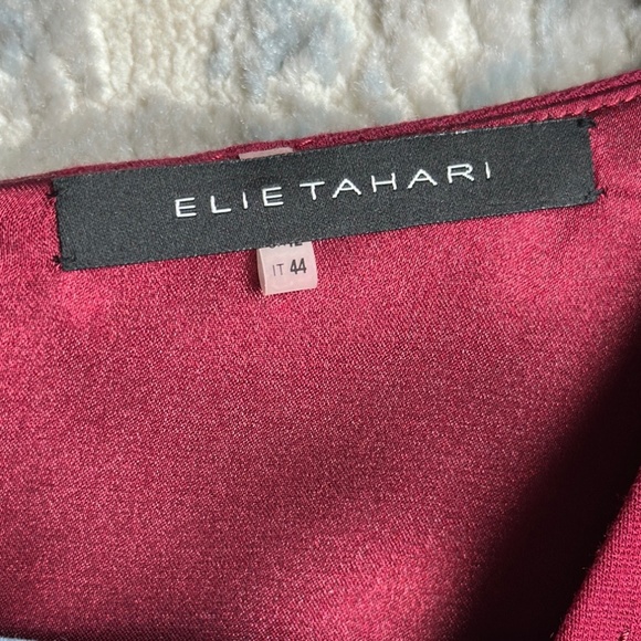 Tahari Burgundy Sheath Dress – Size 8 - Picture 3 of 6